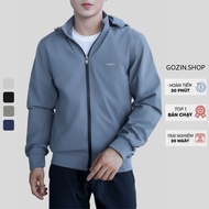Áo khoác gió nam GOZIN.SHOP bo gấu 2 lớp nhiều màu trẻ trung dễ phối đồ -JA07