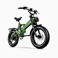 มอไซไฟฟ้า แบบพับได้ ปั่นได้ รุ่น2024 ทันสมัย แรงกระแทกของแมกนีเซียม ล้อโต 20 นิ้ว 1000W จักรยานเสือภ