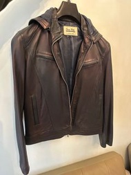 意大利真皮皮樓Vera Pelle Leather Jacket with detachable Hood
