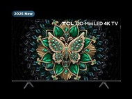 TCL C6K 系列 65吋 4K QD-MINI Google TV 短暫陳列品 原廠保養1年 65C6K