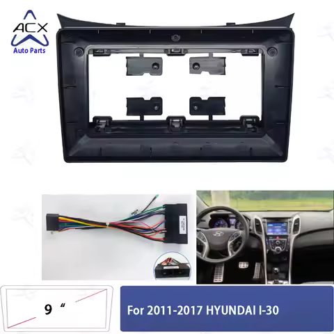 For 2011-2017 HYUNDAI I-30 (9INCH)Car Radio Fascias Android GPS MP5 Stereo Player 2 Din Head Unit Pa