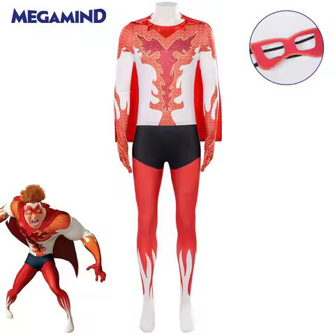 Movie Megamind Tighten Cosplay Costume Tighten Costume Tighten Jumpsuit Blindfold Halloween Carnival