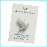 Nan Epiphany Doves Sculpture with Card Doves Figurine Inspirational Home Decoration
