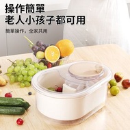 **包郵** 洗水果清潔器 果蔬清洗機 洗菜機 洗菜籃 瀝水籃 手動蔬果清洗脫水 多功能清洗器 ［平行進口］ HK2036