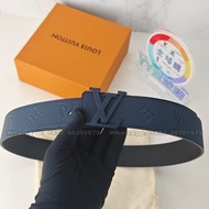 💟LV Taurillon 40mm雙面腰帶 海軍藍色 黑色 #全實拍 100%new 有齊禮盒 Louis Vuitton皮帶Belt 生日禮物Gift 免運費 包郵 Carousell官方💎紫鑽認