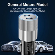 **包郵** 40W 雙PD小鋼炮車充鋁合金閃充車載 充電器 差電器 叉電器 (平行進口) YY3562