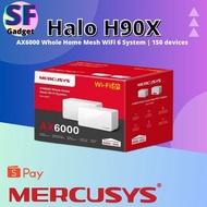 Mercusys Halo H90X Mesh AX6000 Whole Home Mesh WiFi 6 System | 150 devices
