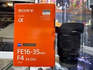 SONY FE 16-35mm F4 ZA OSS ZEISS 恆定光圈 齊盒 超新淨 16-35 mm