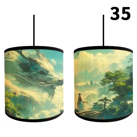 Japanese Style Bamboo Art Lamp Shade 25cm Bar Homestay Restaurant Decor Lampshade Chandelier E27 Hom