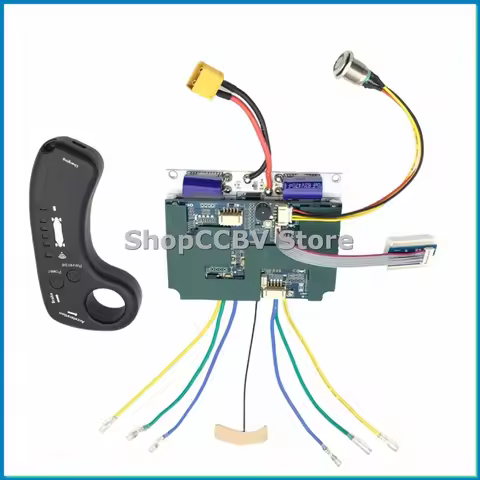 10S 24/36V Dual Belt Hub Motor Drive ESC 2.4G Remote Control Motor Electric Skateboard Longboard Con