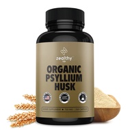 Psyllium Husk Capsules, All-Natural Fiber Supplement, Alternative to Psyllium Husk Powder, Psyllium 