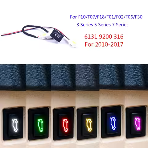 For Bmw 3 5 7 F Series F20 F30 F35 F10 F11 F01 F02 91319200316 Rear cover switch trunk button electr