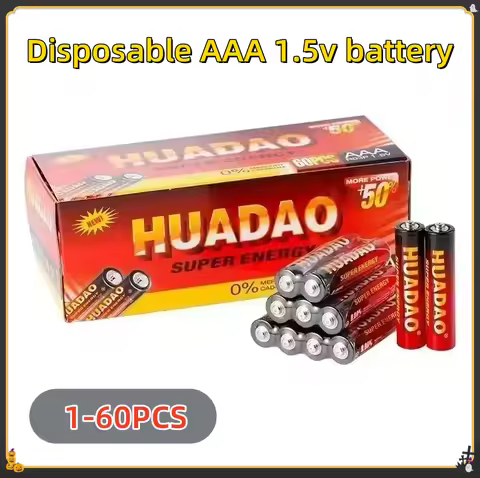 Hot Disposable battery 1.5v Battery AAA Carbon Batteries Safe Strong explosion-proof 1.5 Volt AAA Ba