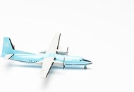 herpa Maersk Air Fokker 50 OY-MMT 1:200 Scale Miniature Collectible Model with Base Metal