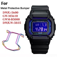 Watch Case Accessories For DW-5600 DW56035 GW-M5610 DW5000 GLX5600 Male Metal Anti-collision Protect