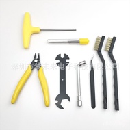 Equipped with 3D Nozzle Tool Set Cleaning Printer Set 3D Disassembly Nozzle Tool Needle Brush Printe