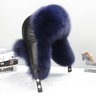 Imitation Fox Fur Hat Male Lei Feng Hat Middle-aged Elderly Thickened Winter Genuine Leather Northea
