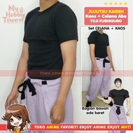 Cosplay Costume Set T-Shirt Pants Fushiguro Toji Jujutsu Kaisen Gray Anime Ver Jujutsu Kaisen Cospla
