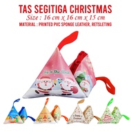 Christmas Souvenirs Ketupat Bag Christmas Series Merry Christmas Triangle Bag
