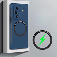 Magnetic Cover for Honor Magic VS3 Slim Frameless Hard PC Back Cover Wireless Charging Case for Hono