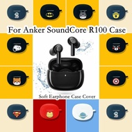 For Anker SoundCore R100 Case Cartoon Creative Patterns for Anker SoundCore R100 Casing Soft Earphon