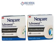 3M Nexcare First Aid Micropore 3เอ็ม เน็กซ์แคร์ ไมโครพอร์ เทปแต่งแผลชนิดเยื่อกระดาษ 1 นิ้ว และ 1/2 นิ้ว