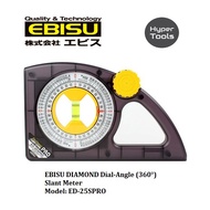 EBISU DIAMOND Dial-Angle (360°) Slant Meter - Model: ED-25SPRO