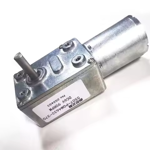 ZGY370 Worm Gear Motor JGY370 4632 DC 6V 12V 24V High Torque Worm Reversible Turbo Metal Geared Gear