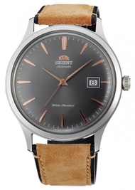 [Powermatic] Orient FAC08003A0 Bambino Version 4 Automatic Grey Dial Leather Men's Watch