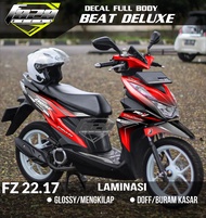 Decal Stiker Full body Beat Deluxe - Decal Beat Street 2022 terbaru  Aksesoris Motor Stiker Decal Full body Honda Beat 2020 2021 2022 Lis Variasi Beat Deluxe / CBS / ISS / Street Simple Minimalis Elegant Stylish FZ 22.17