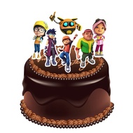 BOBOIBOY Cake Topper LAMINATED