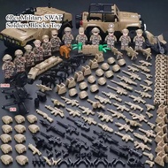 6 special forces soldier action figure models to boost hands-on concentration, complete with a full 