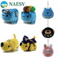 NAESV Bugcat Capoo Keychain, Blue Cat Toy Multiple Style Bugcat Pendant, Lovely Cartoon PP Cotton Ke