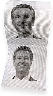 Gavin Newsom Novelty Toilet Paper 2-Pack | Funny Governor Newsom Gag Toilet Paper Gift for Republica