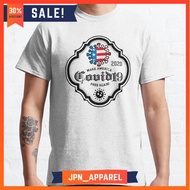 Make America Covid19 T-Shirt Free Again Label wht - Premium 100% Cotton Combed