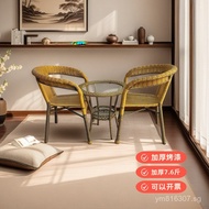 Balcony Rattan Backrest Single Chair PE Rattan Chair Single Chair Rattan Chair Rattan Woven Single R