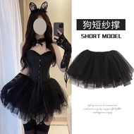 Lolita裙撑短款27cm多层无骨日常软纱撑可外穿洛丽塔Cos蓬蓬衬裙Ks0973.My HL26.8.3