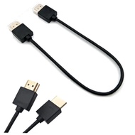 0.3CM Super Soft HDMI To Cable Ultra 4K 30Hz-Portable Weight 1ft Short Thin