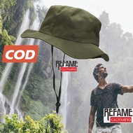 Topi bucket dewasa pria /Topi Bucket Rimba Gunung Pria Wanita Outdoor Topi Rimba Hat Topi Mancing Topi Gunung Topi Camping Topi Hutan Topi Hiking Tactical Koboi Polos