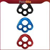 [PETSOLA] Outdoor 4 Holes Paw Rigging Plate Rope Access Climbing Anchor Sturdy Work Outdoor Activiti