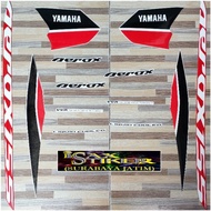 Striping Original Yamaha Aerox Putih Merah Tahun 2019 2020