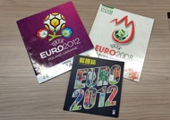 2008 2012年 Panini 歐國盃集圖冊吉簿 不含貼紙 罕 港版 歐洲足球國家杯集圖冊 Panini Euro cup empty sticker album 及當年蘋果 歐國誌一本 另有部份