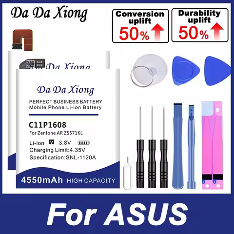 C21P2001 C11P1608 C11P1618 C11P1517 C11P1309 Battery For ASUS Zenfone ROG Note 1 3 4 5 5Z 6 c7.0 10 