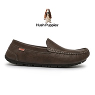 Hush Puppies_รองเท้าผู้ชาย รุ่น Blaze HP 8HCFI6206F -สีน้ำตาล Genuine หนังวัว รองเท้าลำลอง รองเท้าแบบสวม Men Slip-Ons Loafers Shoes