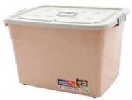 家居儲物箱加厚收納箱膠箱（粉色#8825）KHH