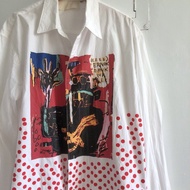 Jean-Michel Basquiat 藝術圖騰印花襯衫｜男XL