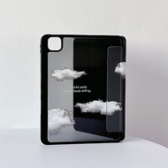 深灰白雲 iPad 保護殼