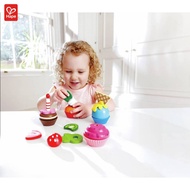 Hape-Dessert Toys Wooden Cupcakes Cupcake Set-FOOD-E3157