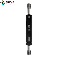 SUYO Measurement Hand Tool, Double Ends M6*1.0 Thread Plug Gauge, Precision 6H Tolerance Hex Handle 