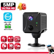 Ubox CCTV Camera 4G Sim Card &amp; Wifi Home Surveillance Camera Intercom PIR Infrared Detection Mini Baby Security IP Camera